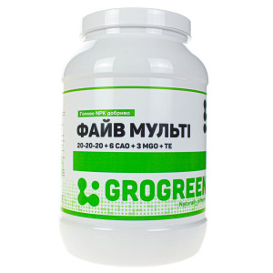 Гель Файв Мульти 20-20-20 Гро Грин | Gro Green 5 кг